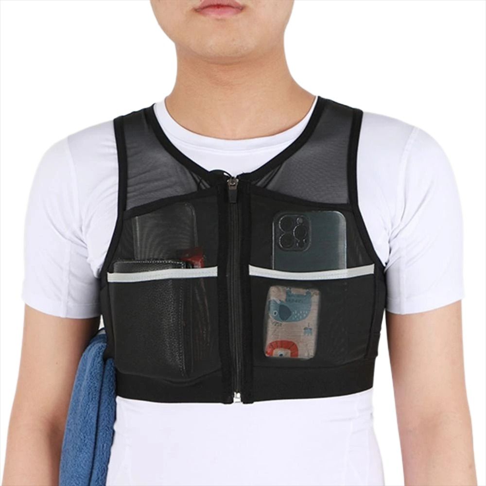 Reflective Running Jacket - حقيبة تخزين عاكسة للرجال والنساء ،