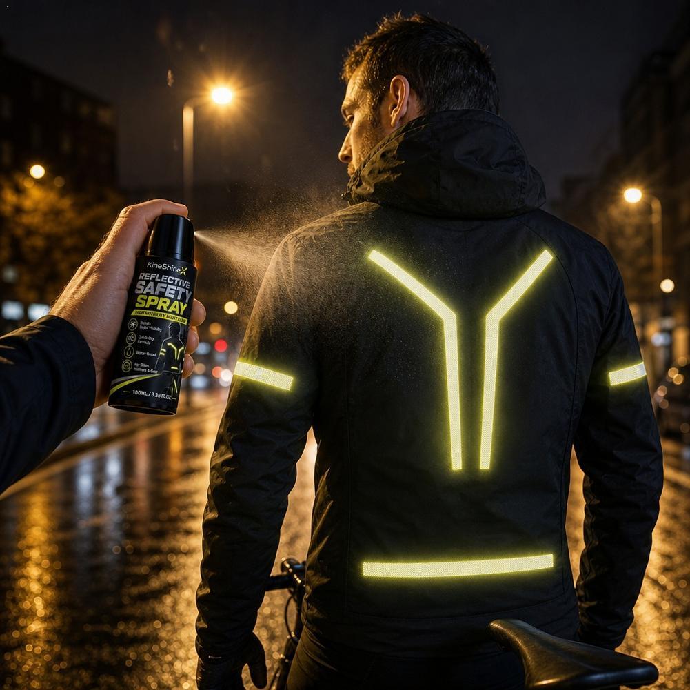 Running Visibility Gear - بخاخ أمان عاكس للضوء ليلاً، طلاء