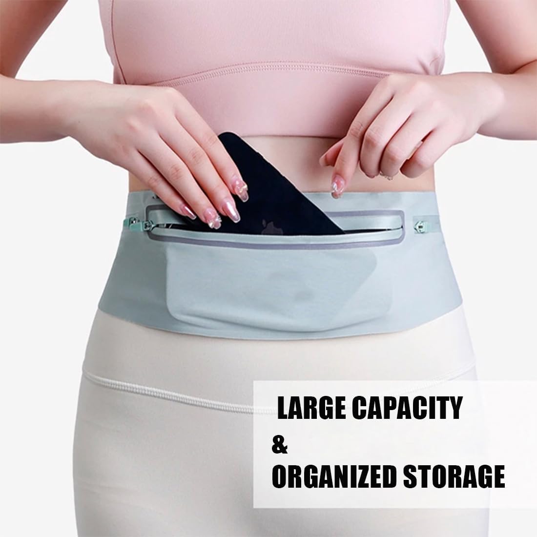 حزام جري عاكس للضوء بثلاثة جيو - مراجعة Running Gear Belt وسعره