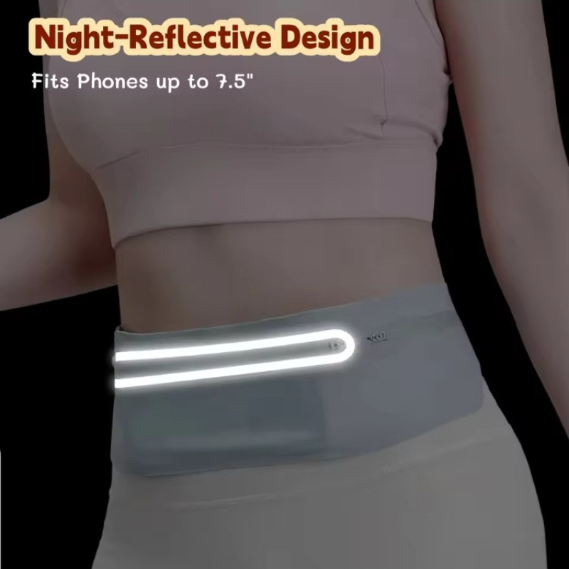 حزام جري عاكس للضوء بثلاثة جيو - مراجعة Running Gear Belt وسعره