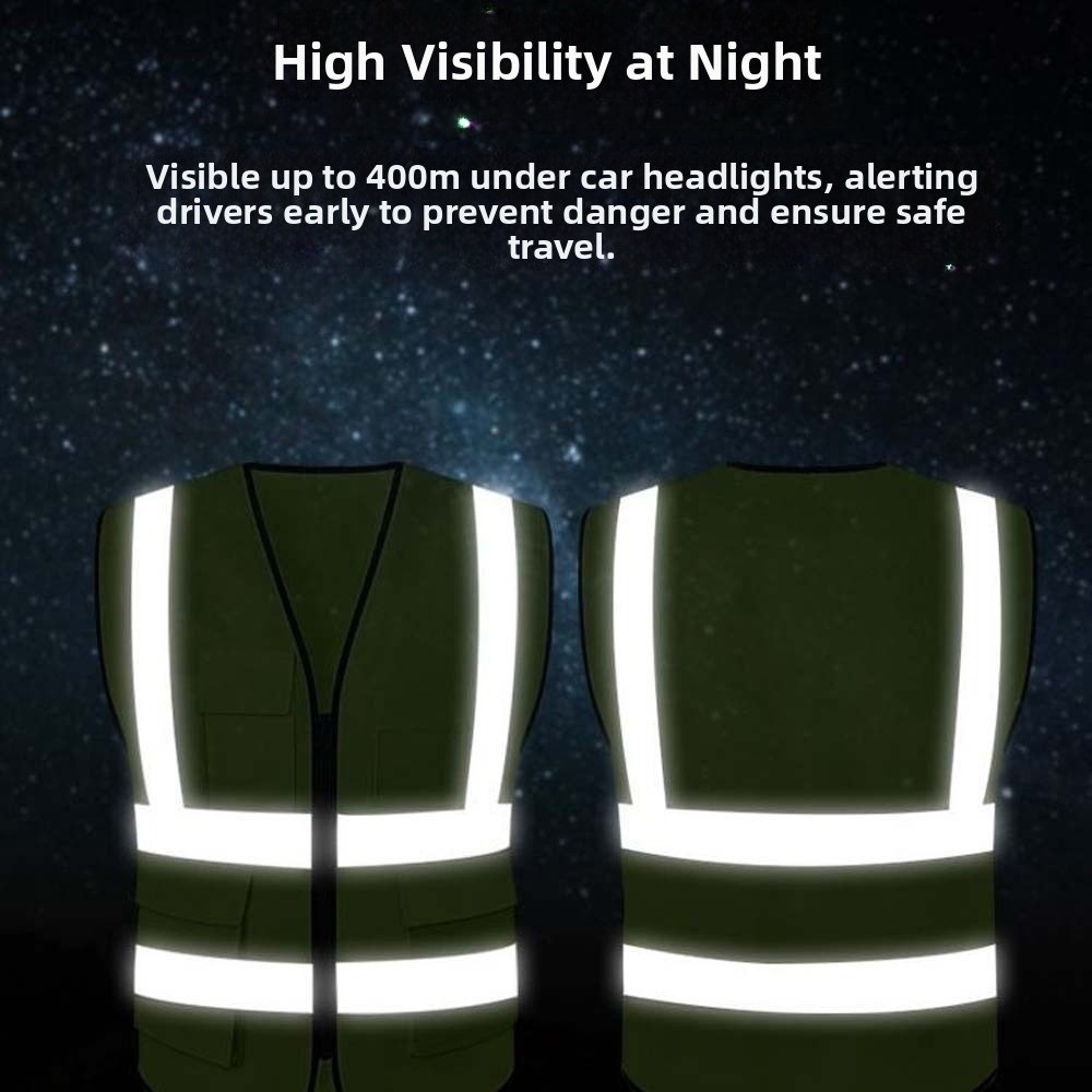 سترة عاكسة عالية الوضوح تحذير  - مراجعة Running Visibility Gear وسعره