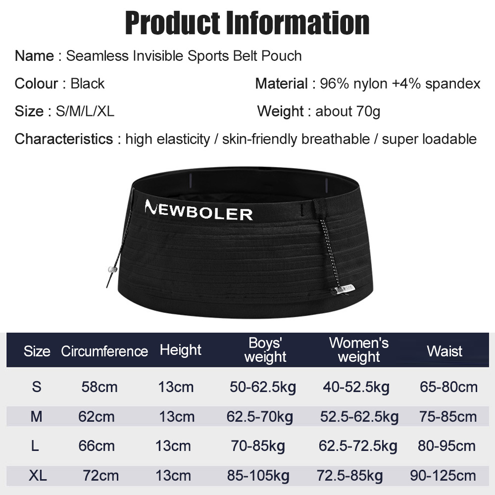 حقيبة خصر رياضية مرنة من NEWBO - مراجعة Running Gear Belt وسعره
