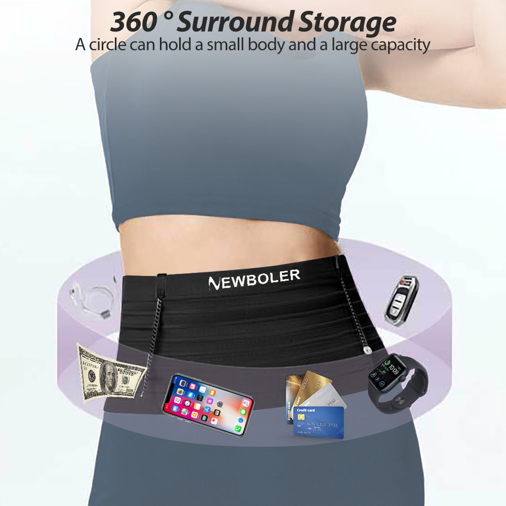 حقيبة خصر رياضية مرنة من NEWBO - مراجعة Running Gear Belt وسعره