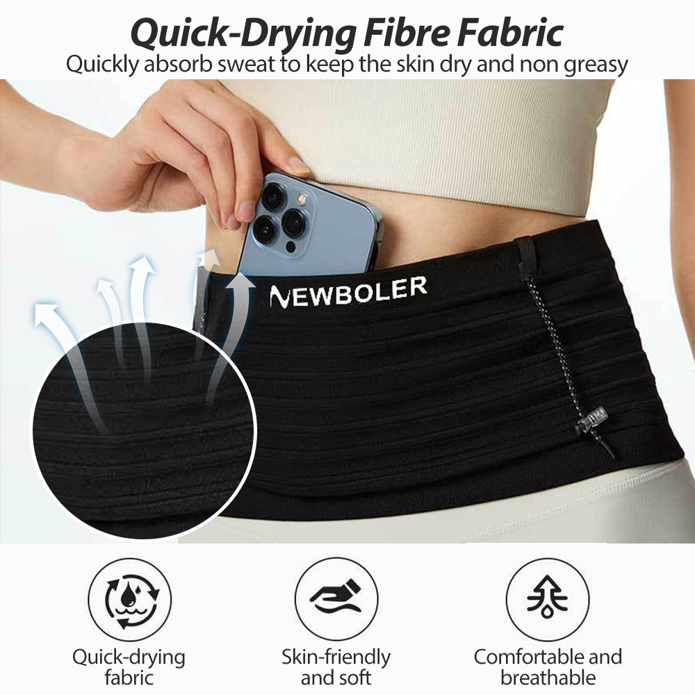 حقيبة خصر رياضية مرنة من NEWBO - مراجعة Running Gear Belt وسعره