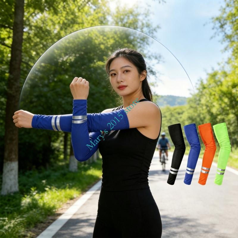 زوج أكمام ذراع عاكسة للشمس مقا - مراجعة Running Gear On وسعره