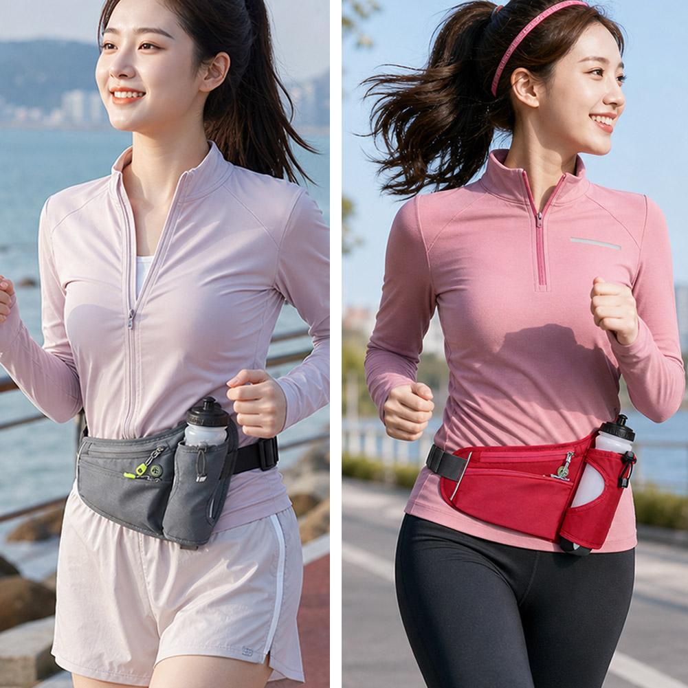 حقيبة خصر مع حامل زجاجة ماء وح - مراجعة Running Gear Belt وسعره