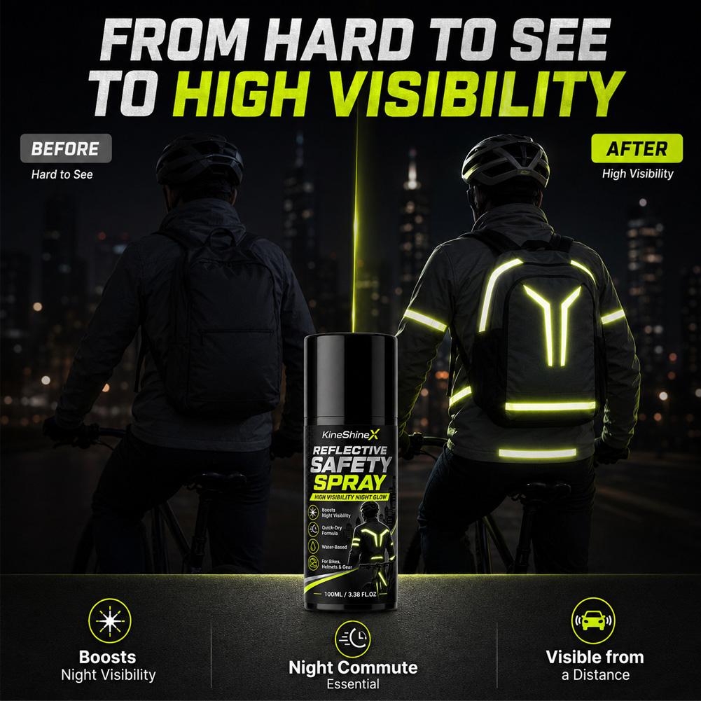بخاخ أمان عاكس للضوء ليلاً، طل - مراجعة Running Visibility Gear وسعره